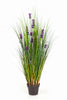 Kunst Grasplant Lavender 60 cm