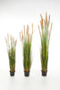 Kunst Grasplant Foxtail Brown Flowers 90 cm