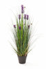 Kunst Grasplant Lavender 60 cm