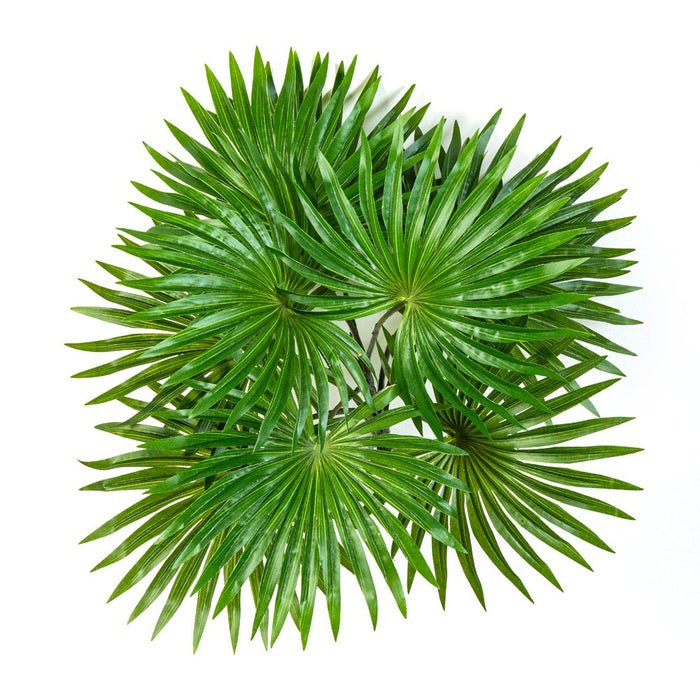 Kunstplant Fan Palm Bush 35 cm