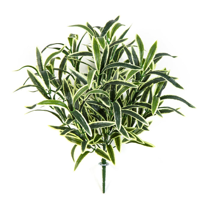 Kunstplant Spider Bush Green/Cream 40 cm