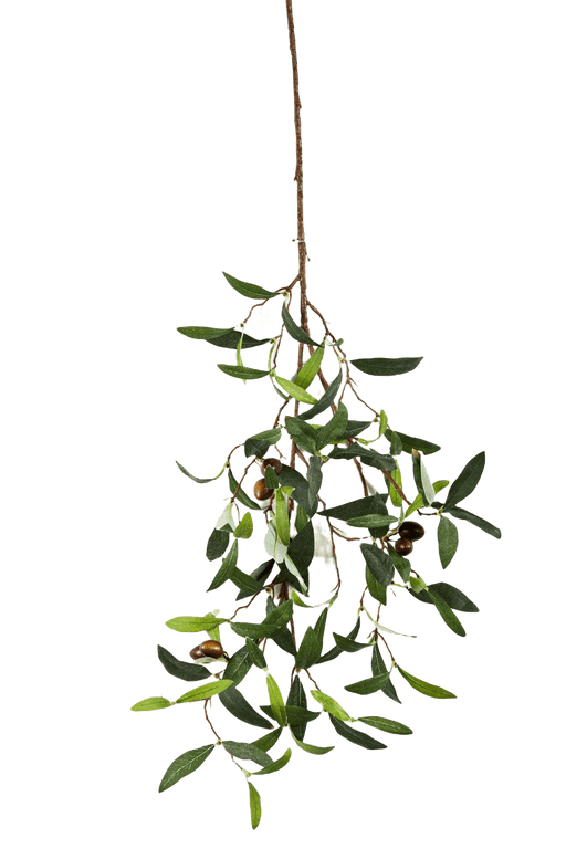 Kunstplant Olive Spray De Luxe 67 cm
