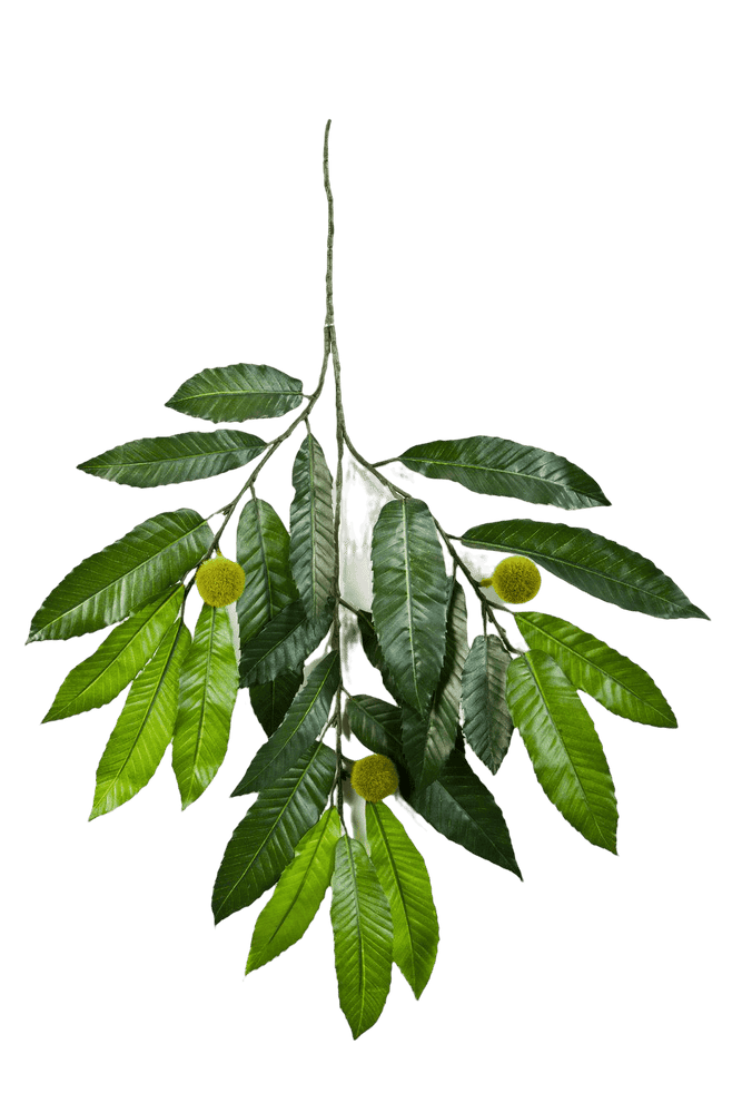 Kunstplant Chestnut Spray Fruit 45 cm