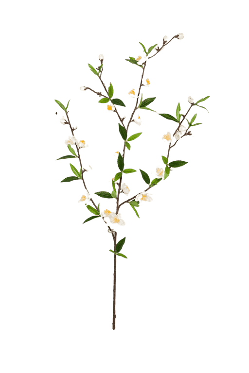 Kunstplant Cherry Blossom Spray Cream 64 cm