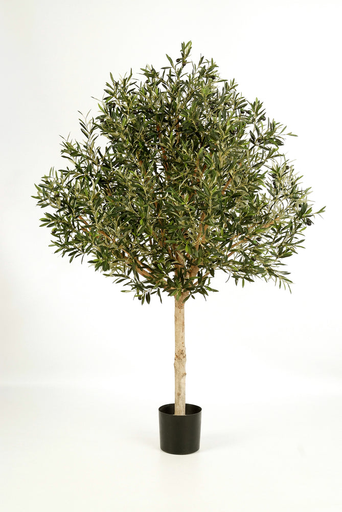 Kunstplant Natural Olive Topiary Tree with Fruits 150 cm