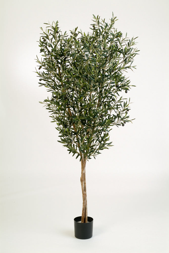 Kunstplant Natural Olive with Fruits 120 cm